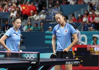 '견고한 만리장성' 여자 탁구, 단체전 결승行 불발[파리올림픽]