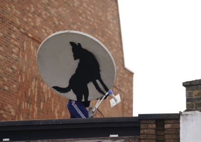 동물벽화 그렸더니 또 훔쳐가…1시간 만에 도난당한 뱅크시 작품