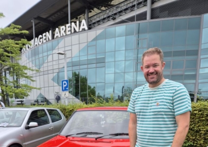 [르포]올드카 2500대 총출동…도시 축제된 폭스바겐 골프 퍼레이드