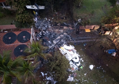 "탑승구 잘못 찾아 살았다"…'전원 사망' 브라질 추락 비행기 놓친 승객들