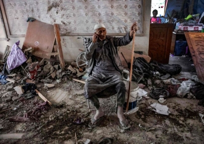 이스라엘, 가자 피란민 학교 폭격…약 100명 '참변'