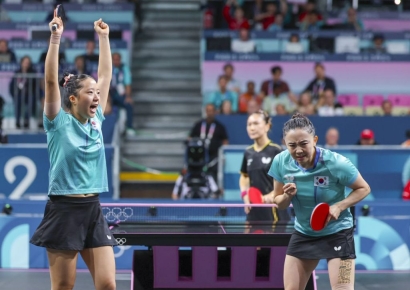 한국 탁구, 16년만 여자단체 동메달…'삐약이' 신유빈 멀티메달리스트 등극[파리올림픽]