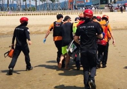 부안 격포해수욕장서 의식 잃은채 물에 빠진 60대 남성 숨져