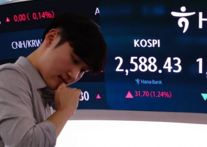 '트럼프 당선 전망' 코스피·코스닥 하락마감…2차전지 털썩