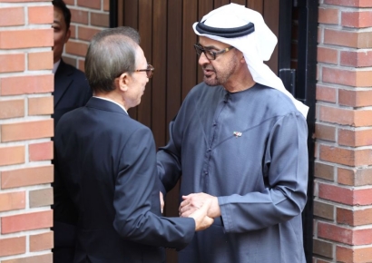 尹대통령, 이명박 전 대통령과 관저서 첫 부부 동반 만찬