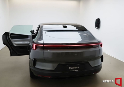 [포토] 후방 유리창을 없앤 폴스타 SUV 쿠페 '폴스타4' 