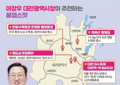 "재미를 찾아줄게" 대전·울산·광주·청주시장이 공개한 꿀잼 스팟[노잼도시] 