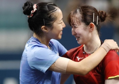 신유빈 축하받은 日하야타 "가미카제 기념관 가고파" 논란