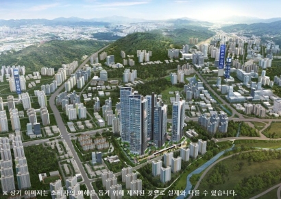 분상제·후분양 단지 ‘아산배방 금강펜테리움 센트럴파크’ 인기