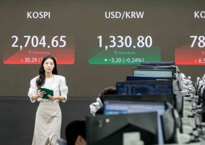 [포토] '코스피 상승-원달러 환율 하락'
