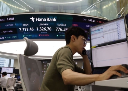 [포토] 코스피 상승, 원달러 하락 출발