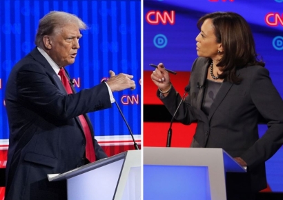 "본인 차례 아닐 땐 음소거?" 트럼프 vs 해리스, TV토론 마이크에 진심인 이유