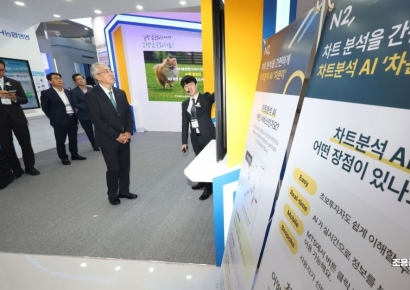 [포토] 이석준 농협금융지주 회장 핀테크 위크 참석