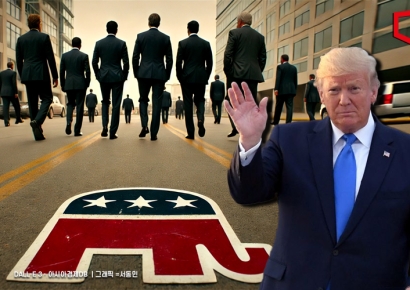 트럼프 '비상'…美 공화당 참모 238명, 해리스 지지 선언