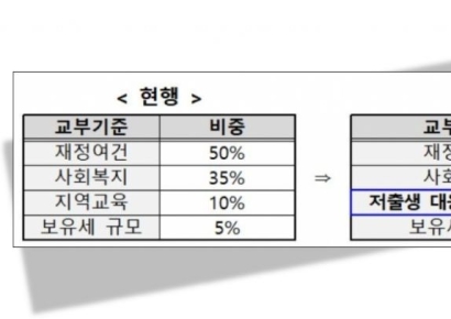 부동산교부세, 저출생 극복 재원으로 활용… '1조' 규모