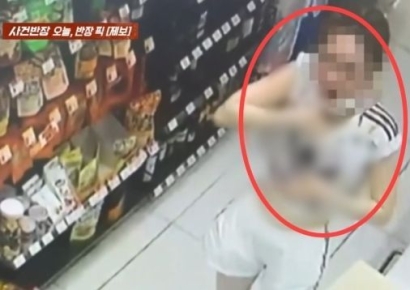 몸 닦고 코 푼 휴지 테이블에 올려두고 간 '편의점 민폐녀' 논란