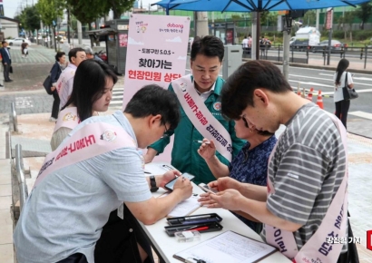 [포토] 주민 고충 듣는 오언석 도봉구청장