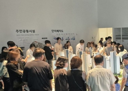 코오롱글로벌, ‘번영로 하늘채 라크뷰’ 견본주택 1만 명 발길