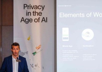 [포토] 월드코인 설명하는 키어런 TFH 개인정보보호책임자