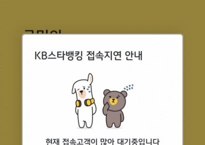 KB국민은행, 모바일 어플 'KB스타뱅킹' 접속 장애…"현재 복구 완료"