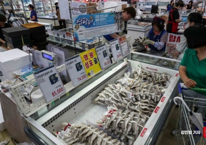[포토] 일 년 전보다 37% 상승한 굴비