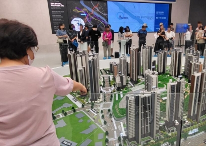 [르포]'40분대로 여의도 출퇴근' 김포 북변 '한강 수자인 오브센트' 가보니