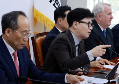 [포토] 한동훈 “곽노현 교육감 출마? 최악의 비교육적 장면”