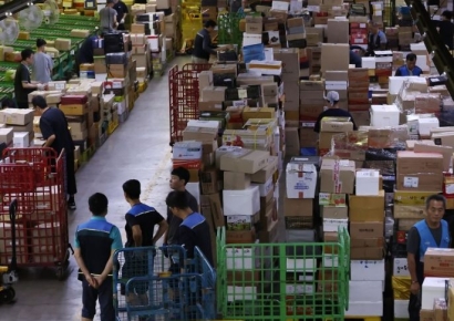 [포토] 추석 맞이해 급증한 선물 택배