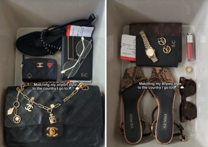 '명품 들고 여행간다' 검색대 인증숏…누리꾼 "허세·민폐 다 담았네"