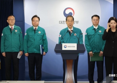 [포토] 응급의료 관련 발표하는 한덕수 총리