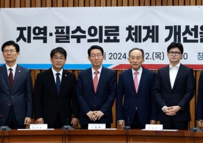 한동훈 "의사 상처주는 발언에 유감…사법 대응도 신중해야"