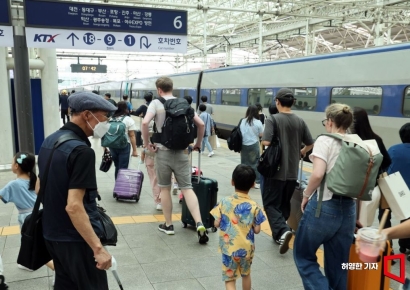 [포토] 일찍 나선 추석 귀성길