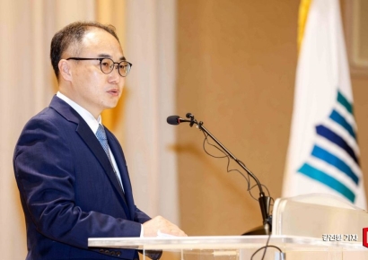 [포토] 퇴임사하는 이원석 검찰총장