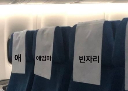 "비행기 빈 좌석에 아기 눕힌 맘충…항의한 제가 예민한 건가요"