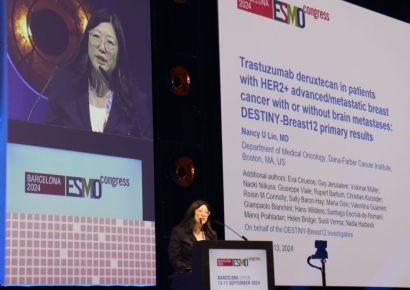 [ESMO 2024]'8달' 살던 유방암 환자, '엔허투' 맞으니 90%가 1년 넘게 생존