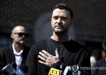 저스틴 팀버레이크 음주운전 인정…"한 잔 마셨어도 운전대 잡지마"