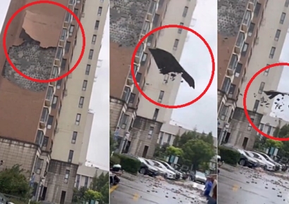 건물 외벽 종잇장처럼 날아가…中 강타한 태풍 '버빙카' 피해 상황 보니