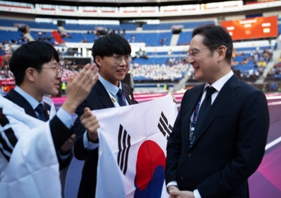 추석 연휴 佛 국제기능올림픽 참석한 이재용 "기술인재의 땀, 기술강국 기반"