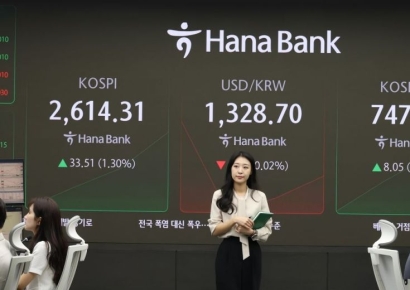 [포토] 코스피 0.89% 상승 출발…2600선 회복