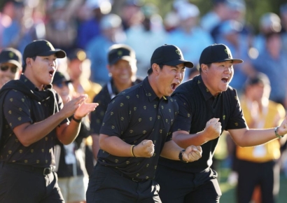 ‘프레지던츠컵 우승’…태극전사에 달렸다