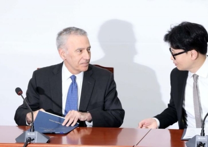 [포토] 필립 골드버그 주한 美대사와 만난 한동훈 대표