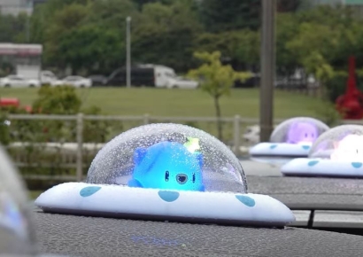 택시 타고 성심당 가야겠다…'꿈돌이 택시' 표시등 호감도 폭발