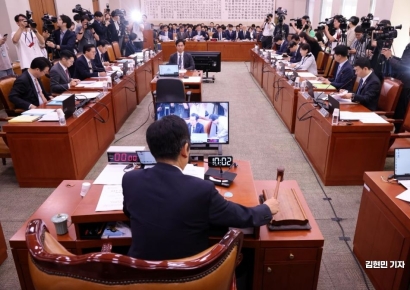 [포토] 야당, 법사위 ‘검사 탄핵’ 강행 예고…여당, 반발