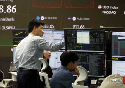 [포토] 분주한 딜링룸