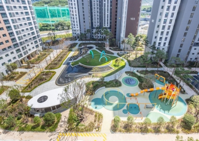 [2024아시아건설종합대상]HDC현대산업개발, 리조트 같은 풍경에 예술성 담은 고품격 조경