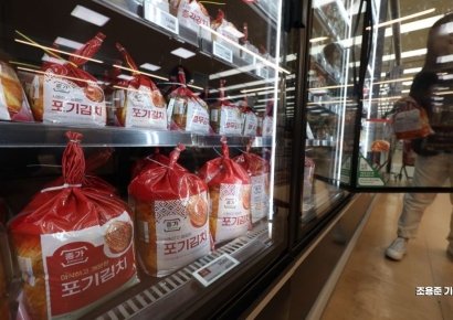 [포토] 배추가격 폭등, 포장김치 비상