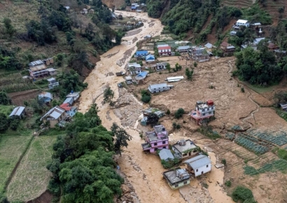 '최악의 물난리' 네팔서 사망 209명·실종 29명