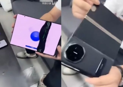 세계 최초면 뭐해…400만원 고가의 두번 접는 폰, 출시 2주 만에 검은 줄 