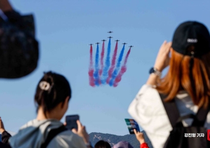 [포토] 관람객 시선 사로잡는 블랙이글스