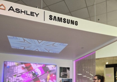 [르포]"CES서 꽂혔다"…삼성 픽한 美 가구 1위 애슐리 테네시 매장 가보니